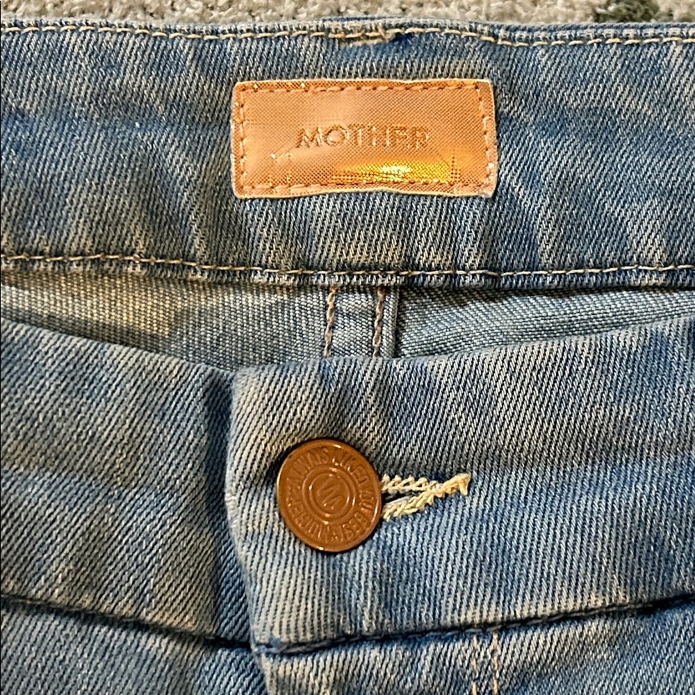MOTHER The Looker Ankle Fray “hold my hand” size 29 - Picture 6 of 16